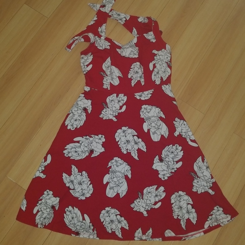 Disney Red Dress Lilo and Stich